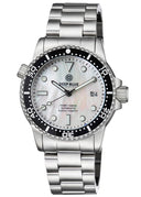Diver 1000 II 40mm Automatic Diver Black Ceramic Bezel White Mother Of Pearl Dial