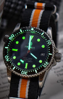 Diver 1000 II 40mm Automatic Diver Black Vintage Lume Ceramic Bezel - Black Vintage Lume Dial