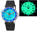 Diver 1000 II 40mm Automatic Diver Blue Ceramic Bezel – Blue Full Lume Dial Strap