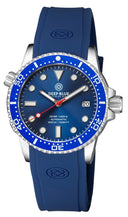 Diver 1000 II 40mm Automatic Diver Blue Ceramic Bezel -dark Blue Sunray Dial Red Second Hand