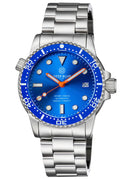 Diver 1000 II 40mm Automatic Diver Blue Ceramic Bezel -light Blue Sunray Dial Orange Hands