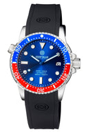 Diver 1000 II 40mm Automatic Diver Blue/red Ceramic Bezel -blue Dial Blue Hands