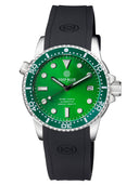 Diver 1000 II 40mm Automatic Diver Green Ceramic Bezel -green Dial Black Hands