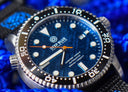 Diver 1000 II 40mm Light Blue Meteorite Dial Automatic Diver Black Ceramic Bezel Bracelet