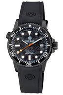 Diver 1000 II 40mm PVD Case Black Meteorite Dial Automatic Diver Black Ceramic Bezel Strap