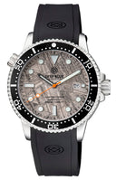 Diver 1000 II 40mm Silver Meteorite Dial Automatic Diver Black Ceramic Bezel Strap