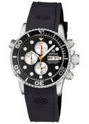 Diver 1000 40mm Quartz Chronograph Diver Black Bezel - Black Dial – Silver Subdials