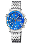 Diver 1000 40mm Quartz Chronograph Diver Light Blue Bezel –light Blue Dial Bracelet