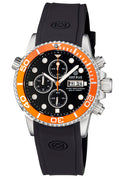 Diver 1000 40mm Quartz Chronograph Diver Orange Bezel – Black Dial