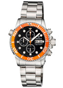 Diver 1000 40mm Quartz Chronograph Diver Orange Bezel – Black Dial Bracelet