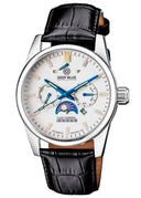 Fleet Admiral Master Calendar Tritium Tubes - Stainless Case Silver Dial