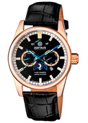 Fleet Admiral 5 Star Master Calendar Tritium Tubes Rose Gold Case Black Dial Bracelet And Strap Included
