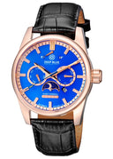 Fleet Admiral 5 Star Master Calendar Tritium Tubes Rose Gold Case – Blue Dial