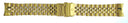 Gold Plated Jubillee Bracelet For 40/44mm Skeleton Divers