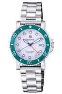 Greenland Diver GMT - Green Ceramic Bezel - White Dial - Bracelet