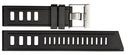Hydro 91 Natural Rubber Strap 22mm Black