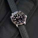 Hydro 91 Natural Rubber Trpx Vintage Pattern Strap 22mm Black