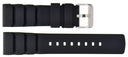 Hydro 91 Natural Rubber Vent Accordian Snug Fit Strap 22mm Black