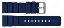 Hydro 91 Natural Rubber Vent Accordian Snug Fit Strap 22mm Blue