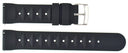 Hydro 91 Natural Rubber Waffle Pattern Strap 22mm Black