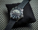 Hydro 91 Natural Rubber Waffle Pattern Strap 22mm Black