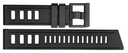 22/24mm Black Hydro 91 Strap With PVD Buckle