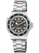Juggernaut 5 40mm Swiss Automatic Diver Black Ceramic Bezel - Black Carbon Dial - Bracelet