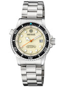 Juggernaut 5 40mm Swiss Automatic Diver Black Ceramic Bezel - Yellow Jasper Dial - Bracelet