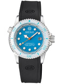 Juggernaut 5 40mm Swiss Automatic Diver White Ceramic Bezel - Ocean Jasper Dial