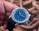 Juggernaut 5 40mm Swiss Automatic Diver White Ceramic Bezel - Ocean Jasper Dial