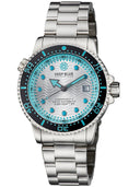Juggernaut 5 44mm Automatic Diver Black Ceramic Bezel - White Dial - Blue Hands