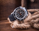 Juggernaut 5 44mm Swiss Automatic Diver Black Ceramic Bezel - Black Carbon Dial - Bracelet