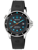 Juggernaut 5 44mm Swiss Automatic Diver Black Ceramic Bezel - Black Dial - Strap