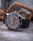 Juggernaut 5 44mm Swiss Automatic Diver Black Ceramic Bezel - Drawing Stone Dial - Bracelet