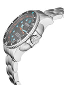Juggernaut 5 44mm Swiss Automatic Diver Black Ceramic Bezel - Light Blue Dial - Blue Hands - Bracelet