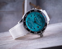 Juggernaut 5 44mm Swiss Automatic Diver Black Ceramic Bezel - Light Blue Dial - Strap