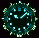 Juggernaut 5 44mm Swiss Automatic Diver Black Ceramic Bezel - Yellow Dial - Strap
