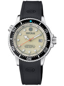 Juggernaut 5 44mm Swiss Automatic Diver Black Ceramic Bezel - Yellow Jasper Dial