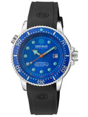 Juggernaut 5 44mm Swiss Automatic Diver Blue Ceramic Bezel - Blue Dial - Strap