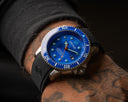 Juggernaut 5 44mm Swiss Automatic Diver Blue Ceramic Bezel - Blue Dial - Strap