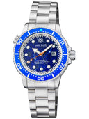Juggernaut 5 44mm Swiss Automatic Diver Blue Ceramic Bezel - Blue Lapis Lazouli Dial - Bracelet