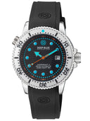 Juggernaut 5 44mm Swiss Automatic Diver White Ceramic Bezel - Black Dial - Strap