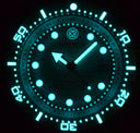 Juggernaut 5 44mm Swiss Automatic Diver White Ceramic Bezel - Light Blue / White Dial - Strap