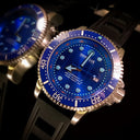 Juggernaut IV Swiss Automatic – Diver Rare Blue Dial Blue ,second Hand , One Of A Kind