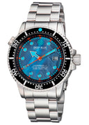 Juggernaut Iv Swiss Automatic �Black Bezel Platinum Mother Of Pearl Dial Bracelet