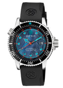 Juggernaut IV Swiss Automatic – Black Bezel Platinum Mother Of Pearl Dial Strap