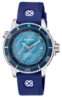 Juggernaut IV Swiss Automatic – Blue Diver Mother Of Pearl Dial Strap