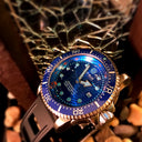 Juggernaut IV Swiss Automatic – Diver Rare Blue Dial Blue ,second Hand , One Of A Kind