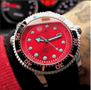Juggernaut IV Swiss Automatic Diver Red