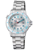Juggernaut V USA Swiss Automatic – Diver White/blue Bezel - White Dial Bracelet